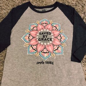 simply faithful baseball tee 🦋